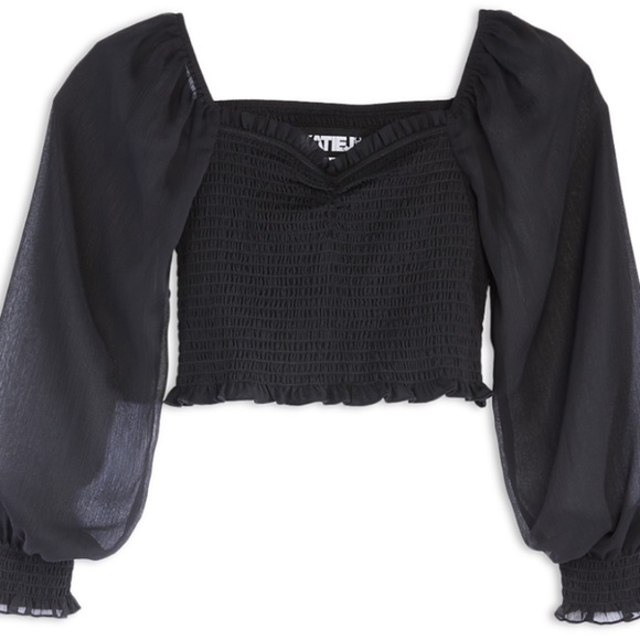 KatieJ NYC Tween Chloe Sheer Top - Picture 1 of 3